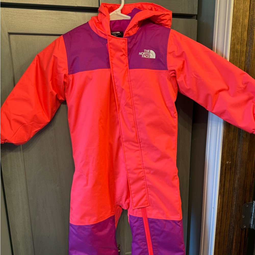 The North Face Toddler Snowsuit - Coral and Purple